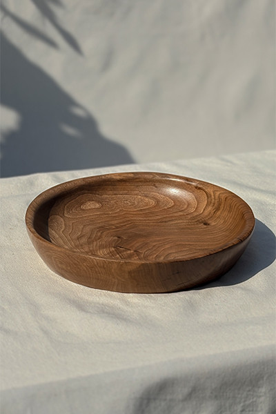 میوه خوری چوب گردو گرد
