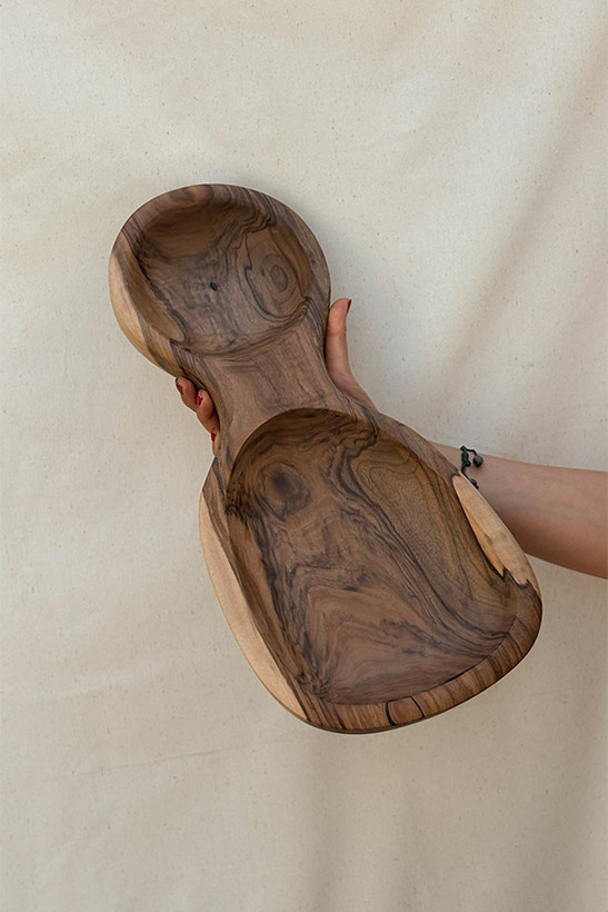 اردوخوری چوب گردو دوخونه